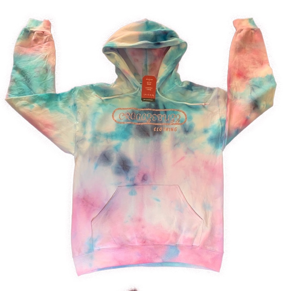 Custom handmade tie dye hoodie